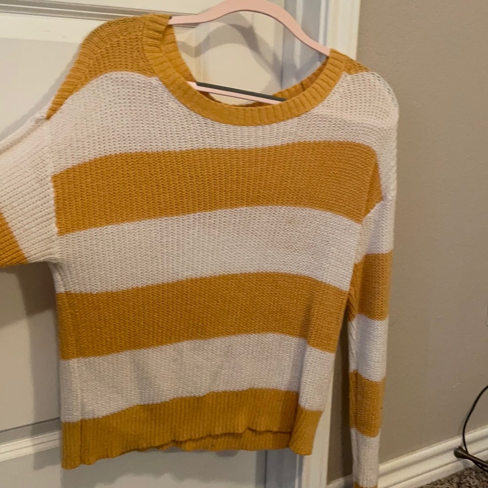 stripped sweater
